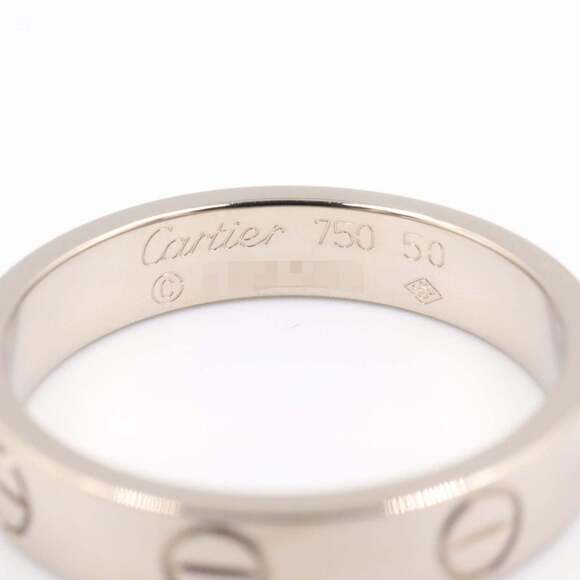 CARTIER Authentic 18k Silver Love Ring